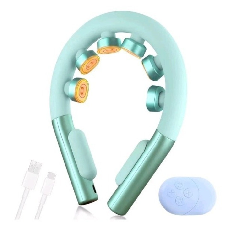Neck Massager with Heat for Deep Tissue Pain Relief, Soothing Neck Massager Sage